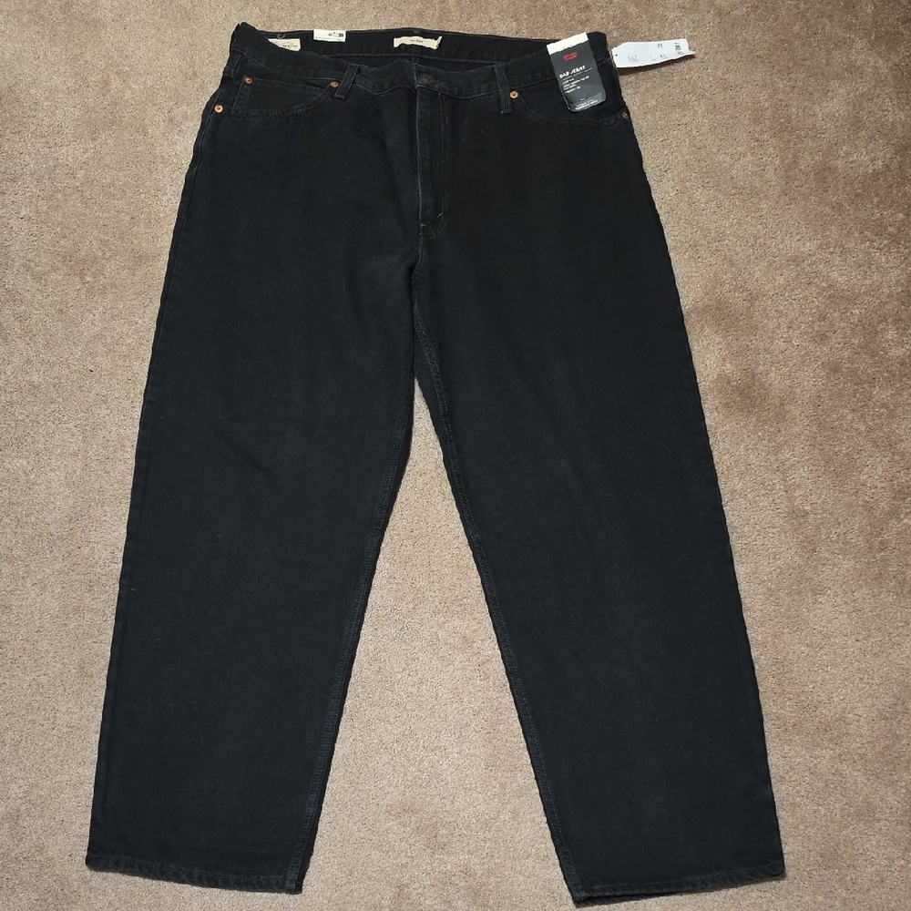 Women's Black Levi Dad Jeans